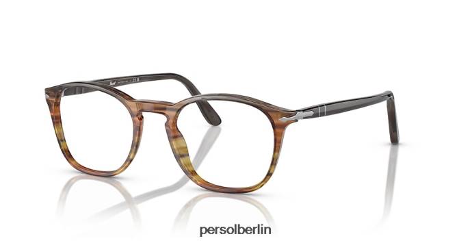 Persol po3007v gestreift braun Brille QWE12516