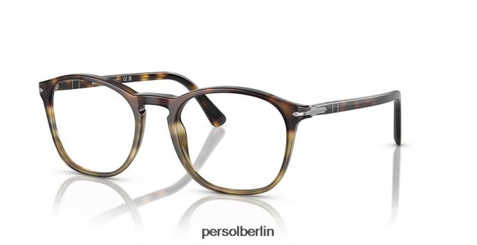 Persol po3007vm Schildkröte braun gefleckt Brille QWE12560