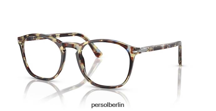 Persol po3007vm braun gefleckt blau Brille QWE12564