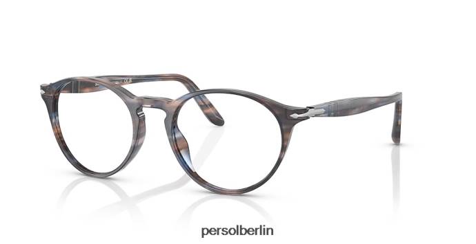 Persol po3092v blau gestreift Brille QWE12622