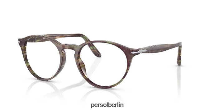 Persol po3092v grün gestreift Brille QWE12621