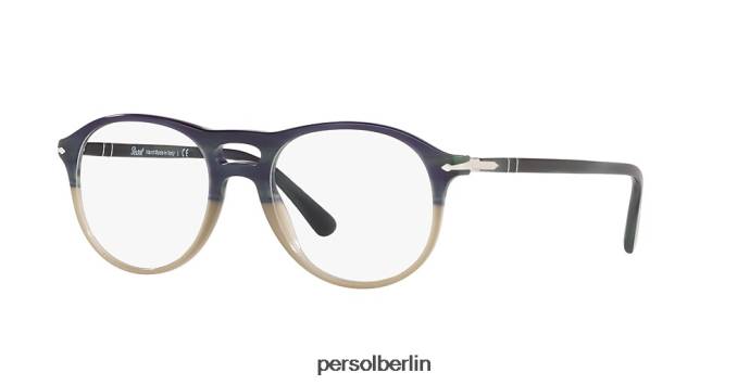 Persol po3202v grün gestreift beige Brille QWE12777