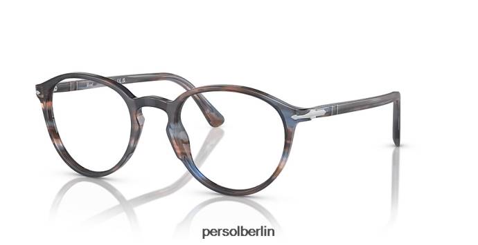 Persol po3218v blau gestreift Brille QWE12651