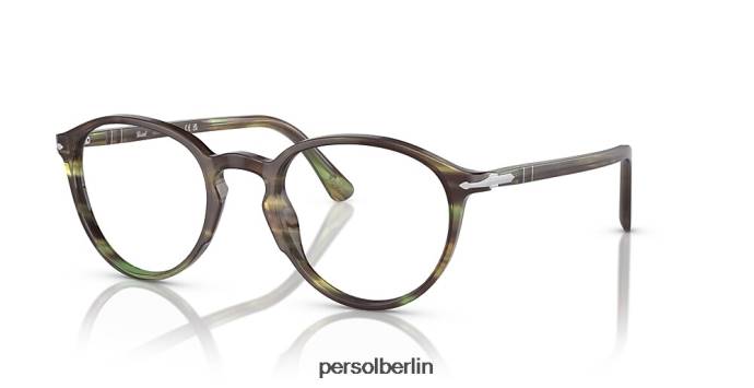 Persol po3218v grün gestreift Brille QWE12652