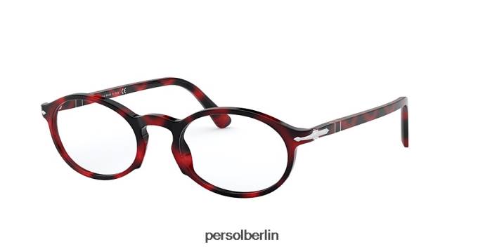 Persol po3219v Vintage rote Schildkröte Brille QWE12924