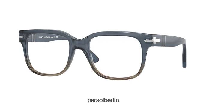 Persol po3252v grau gestreifter grüner Farbverlauf Brille QWE12706