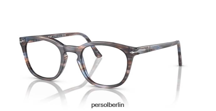 Persol po3258v blau gestreift Brille QWE12752