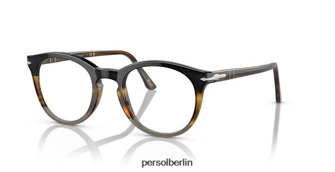 Persol po3259v gestreift braun Brille QWE12769