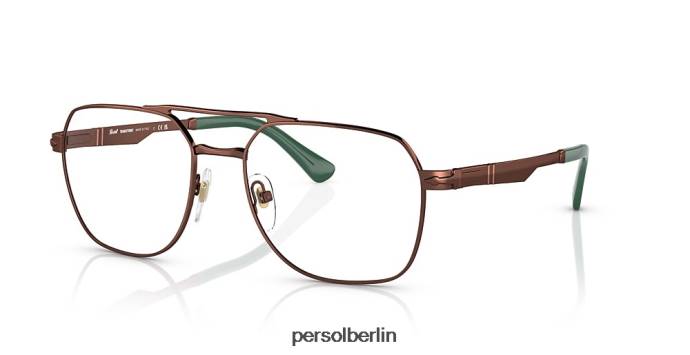 Persol po1004s-Übergänge glänzendes Braun Sonnenbrille QWE12503
