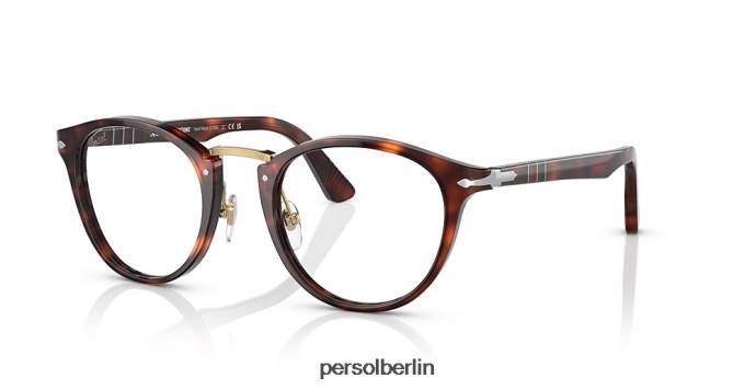Persol po3108s-Übergänge Havanna Sonnenbrille QWE12496