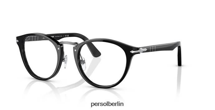 Persol po3108s-Übergänge Schwarz Sonnenbrille QWE12495