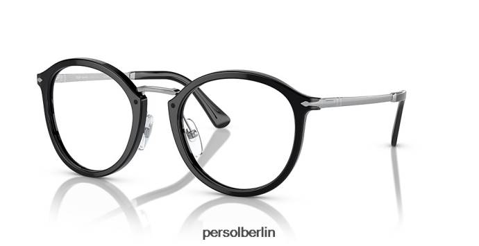 Persol po3309s-Übergänge Schwarz Sonnenbrille QWE12493