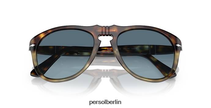 Persol 649-original Schildkröte braun gefleckt Sonnenbrille QWE1253