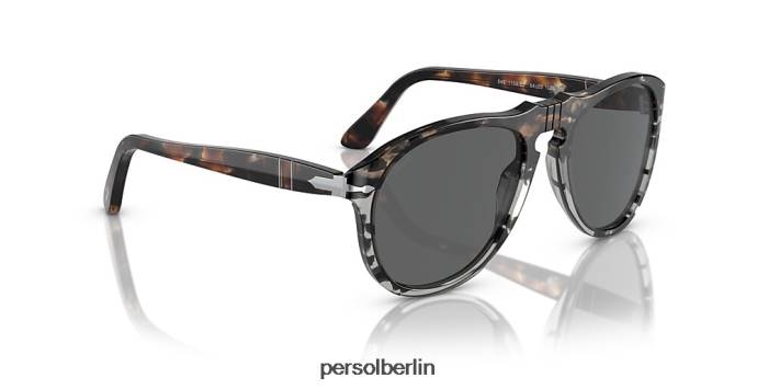 Persol 649-original Schildkrötenbraun Schildkrötengrau Sonnenbrille QWE1255