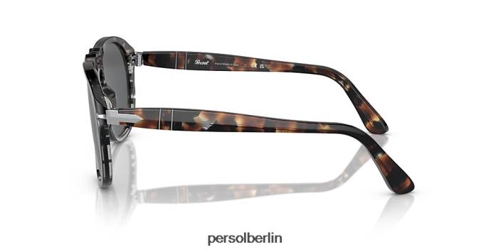 Persol 649-original Schildkrötenbraun Schildkrötengrau Sonnenbrille QWE1255