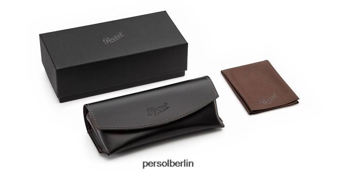 Persol 649-original dunkelbraun/hellbraune Schildkröte Sonnenbrille QWE1254