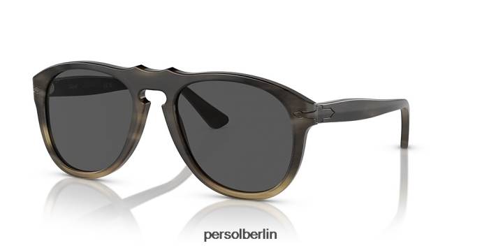Persol 649-Serie-Horn hellbraunes Horn Sonnenbrille QWE12376