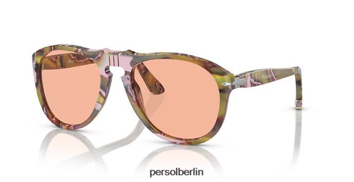 Persol jw anderson dunkelrosa gefleckt recycelt Sonnenbrille QWE12450
