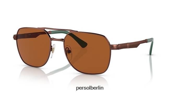 Persol po1004s glänzendes Braun Sonnenbrille QWE12458