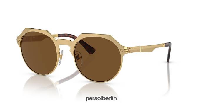 Persol po2488s gebürstetes Gold Sonnenbrille QWE12365