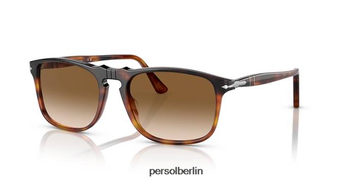 Persol po3059s Schildkröte dunkel/hellbraun Sonnenbrille QWE12146